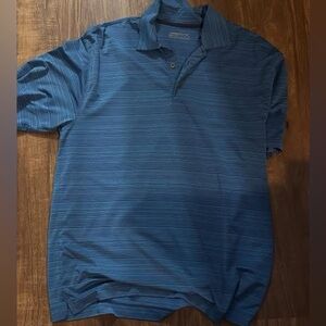 Nike Men’s Marine Blue Striped Polo